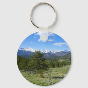 Rocky Mountain View Schitterend Landschap Sleutelhanger