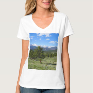 Rocky Mountain View Schitterend Landschap T-shirt