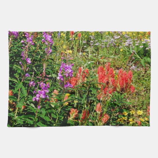 Rocky Mountain Wildbloemen Theedoek (Horizontaal)