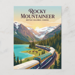 Rocky Mountaineer (Canadese Rockies) Canada Briefkaart
