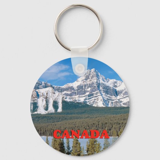 Rocky Mountains Canada Sleutelhanger (Voorkant)