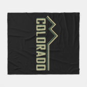 Rocky Mountains Colorado Fleece Deken (Voorkant (Horizontaal))