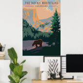 Rocky Mountains, Colorado Poster (Thuiskantoor)