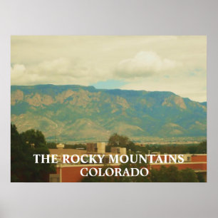 ROCKY MOUNTAINS, COLORADO poster