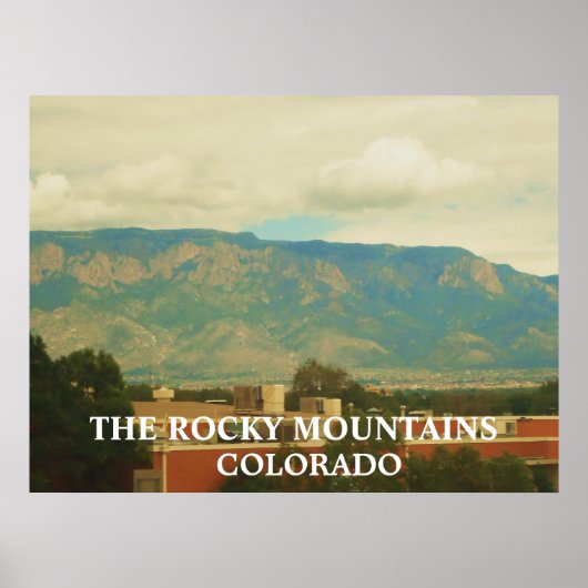 ROCKY MOUNTAINS, COLORADO poster (Voorkant)