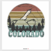 Rocky Mountains Colorado Sticker (Vel)