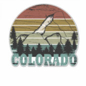 Rocky Mountains Colorado Sticker (Voorkant)
