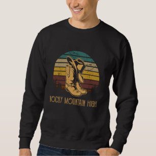Rocky Mountains Hoge kunst Cowboy laarzen en Trui