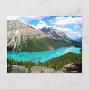 Rocky Mountains Lake Postcard Briefkaart