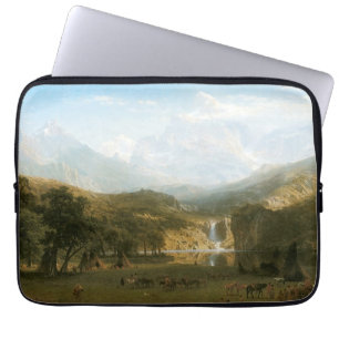 Rocky Mountains, Lander's Peak door Albert Biersta Laptop Sleeve