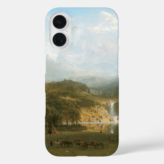 Rocky Mountains, Lander's Peak van Albert Bierstad Case-Mate iPhone Case (Achterkant)