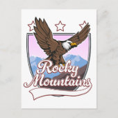 Rocky Mountains logo Feestdagenkaart (Voorkant)