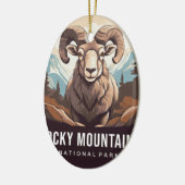 Rocky Mountains National Park ornaments Keramisch Ornament (Links)