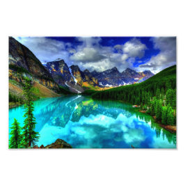 Rocky Mountains, prachtige Canadees Foto Afdruk