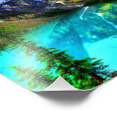 Rocky Mountains, prachtige Canadees Foto Afdruk (Hoek)