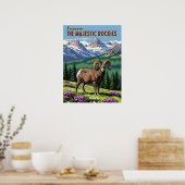 Rocky Mountains – Wildlife & Nature Poster (Keuken)