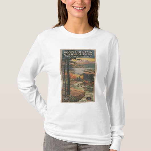 Rocky Mt. Nat'l Park Brochure # 2 T-shirt (Voorkant)