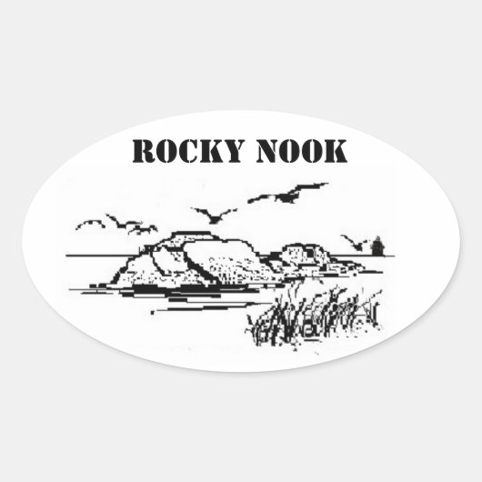 Rocky Nook Salt Rocks Sticker (Voorkant)