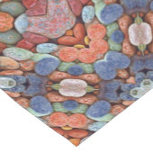 Rocky Roads Rustic Oranje  Kaleidoscoop Korte Tafelloper (Hoek)