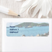 Rocky Shore St. Thomas Save the Date Etiket (Insitu)