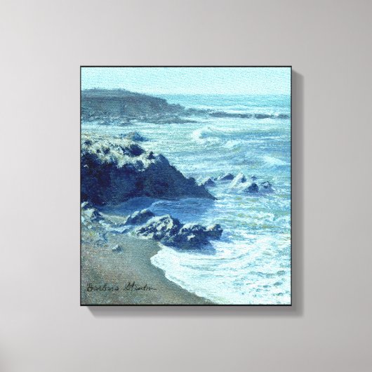 "Rocky Shoreline" Galerie Toile Enveloppée Imprime (Recto)