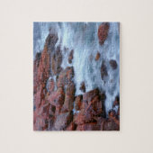 Rocky shoreline met water, Canada Legpuzzel (Verticaal)