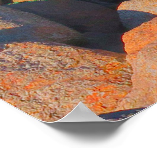 Rocky Shoreline pour affiche (Coin)