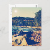 Rocky Shores of Lake Superior Briefkaart (Voorkant / Achterkant)