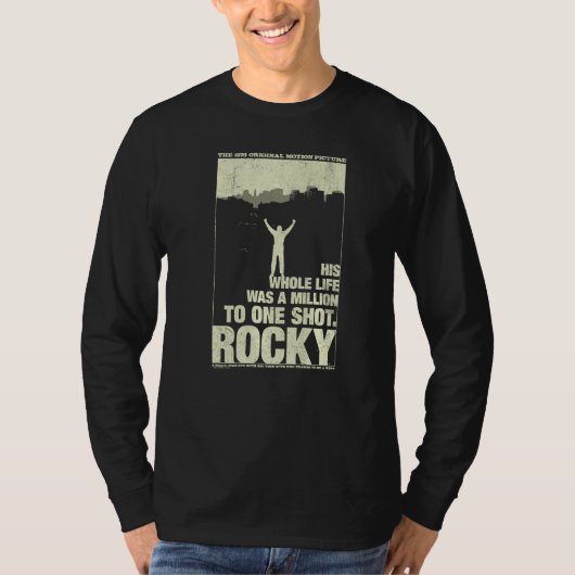 Rocky Silhouette   T-shirt (Voorkant)