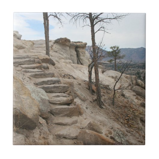 Rocky Steps Tegeltje (Voorkant)