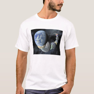 Rocky, terrestrische werelden t-shirt