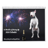 Rocky the Bull Terrier 2024 Calendrier des costume (Protection)
