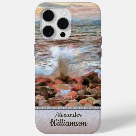 Rocky Waves 0742 Case-Mate iPhone Case (Achterkant)