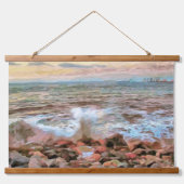 Rocky Waves 0742 Hangend Wandkleed (Voorkant)