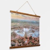 Rocky Waves 0742 Hangend Wandkleed (Gebogen)