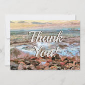 Rocky Waves Dank je wel 0742 Bedankkaart (Voorkant)