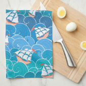 Rocky Zee Pattern Theedoek (Quarter Fold)