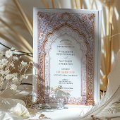 Rococo Barok Gold Arch bruiloft details Kaart