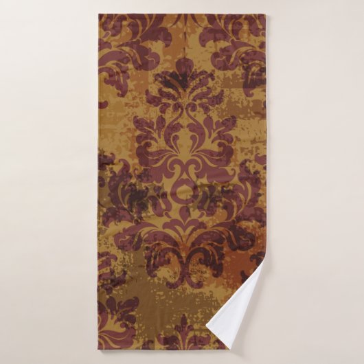 Rococo baroque sans couture motif (Serviette de bain)