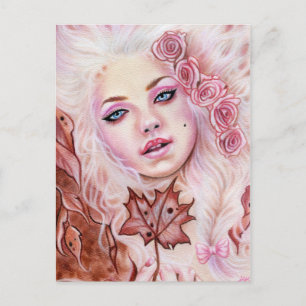 Rococo Beauty Briefkaart