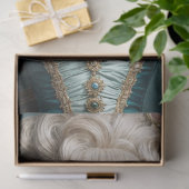 Rococo Beauty Decoupage Papier – weelderige jurk (Geschenk)