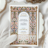 Rococo Bewaar de trouwdatum Kaart