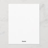 Rococo Blue Monogram Crest Rehearsal Dinner Kaart (Achterkant)