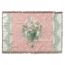 Rococo Canapé Lance Couvertures Polyester Coton