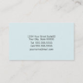 Rococo Chandelier Visitekaartje (Achterkant)