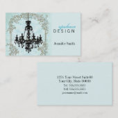 Rococo Chandelier Visitekaartje (Voorkant / Achterkant)