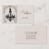 Rococo Chandelier Visitekaartje (Voorkant / Achterkant)