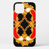 Rococo-complex met bloemelementen Case-Mate iPhone case (Achterkant)