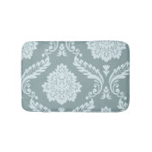 Rococo Damask Art I Duck Egg Blue+Teal Badmat (Voorkant)