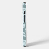 Rococo Damask Art I Duck Egg Blue+Teal Case-Mate iPhone Case (Achterkant / Links)